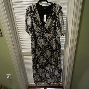 Sanctuary black floral dress